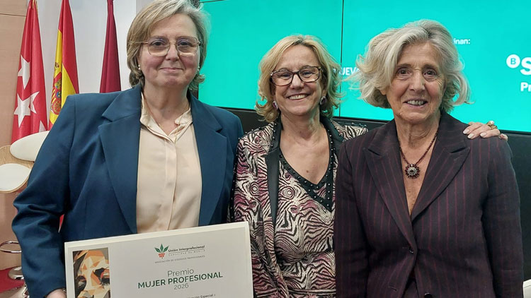 Nuestra presidenta, Inmaculada Sánchez Ramos, participó en la jornada: “Mujeres y profesión: visibilizando el talento femenino” organizada por la UICM
