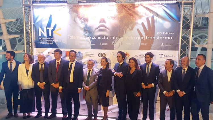 José Miguel Roca, vocal de AEIT-Madrid, ha representado a la Asociación en la 27ª Noche de las Telecomunicaciones Valencianas