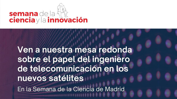 Estaremos en la semana de la ciencia de Madrid